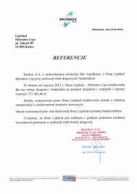 List referencyjny Ekobox